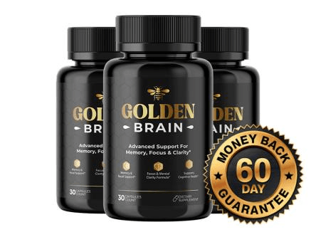 Golden Brain Memory & Clarity — 3 bottle package